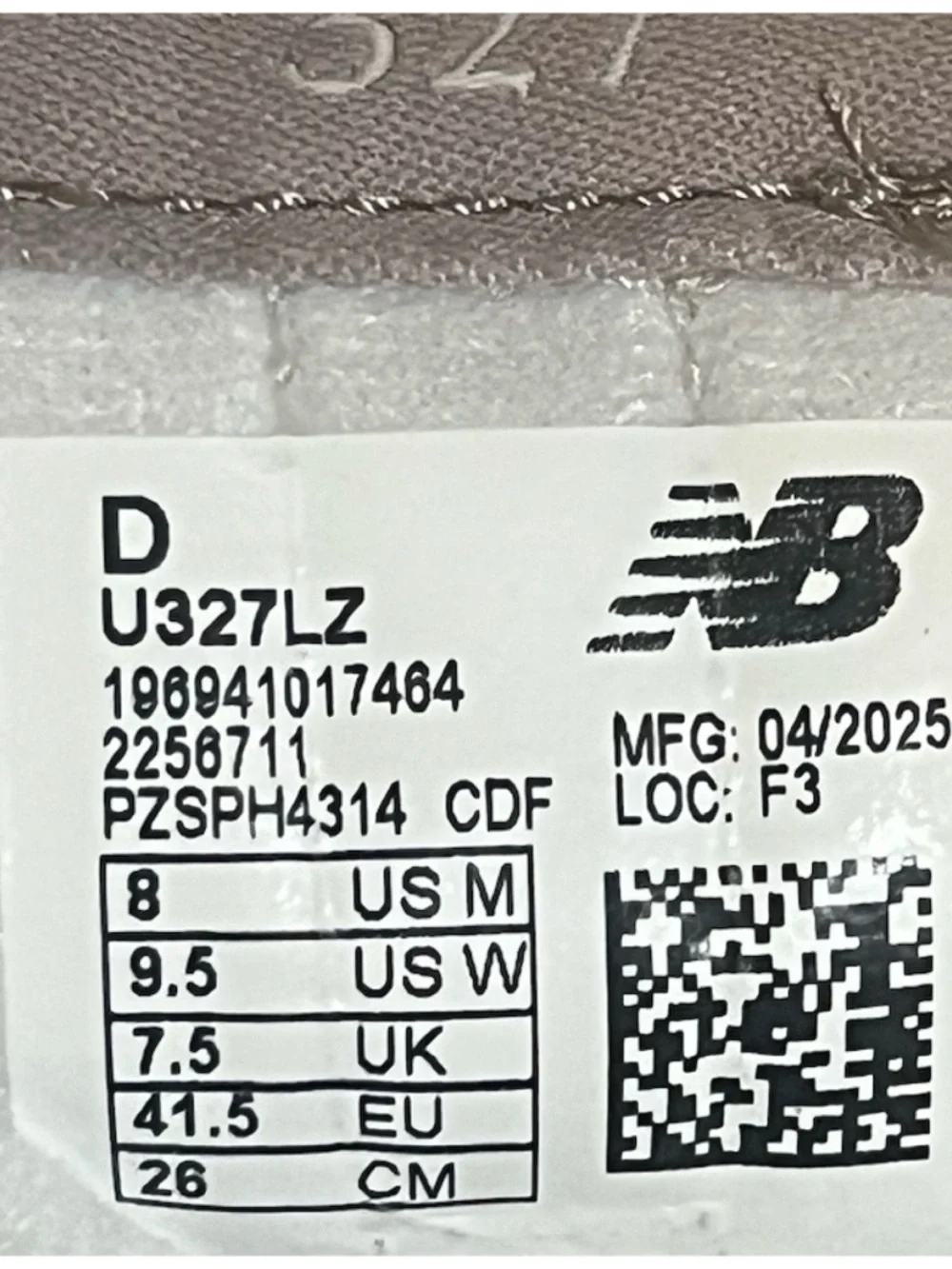 New Balance •  327 Moonbeam Driftwood Sneakers • Women’s 9.5 - Picture 8 of 8